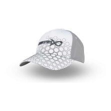 Fox Matrix - Hex Print Baseball Cap  - White