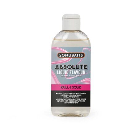 Sonubaits - Absolute Liquid Flavour - Krill & Squid