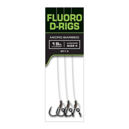 Fox - Carp Ready Rigs - Fluoro D-Rig - Size 6