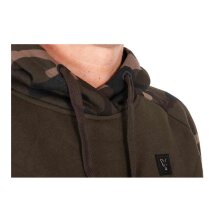 Fox - Khaki / Camo Pullover Premium 310 Hoodie - Large
