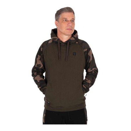 Fox - Khaki / Camo Pullover Premium 310 Hoodie - XLarge