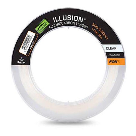Fox - Illusion Fluorocarbon Leader Clear 50m