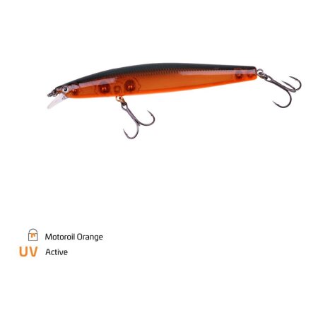 Zeck Fishing - ZANDER Läufer 10,5cm 0,5m F - Motoroil Orange