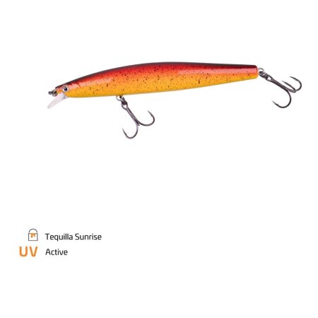 Zeck Fishing - ZANDER Läufer 10,5cm 0,5m F - Tequilla Sunrise