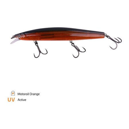 Zeck Fishing - ZANDER Läufer 12,5cm 0,7m F - Motoroil Orange