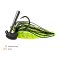 Zeck Fishing - Skirted Jig Chartreuse Party Size 1/0 - 5g