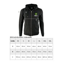 Zeck Fishing - ZECK Cat Zip Hoodie - XSmall
