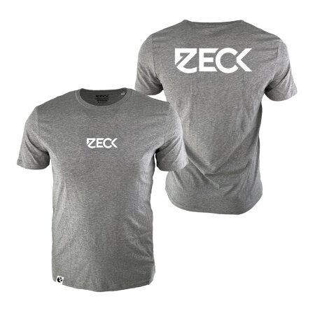 Zeck Fishing - ZECK Grey T-Shirt - Medium
