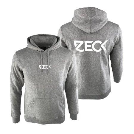 Zeck Fishing - ZECK Grey Hoodie - XSmall