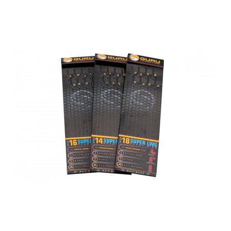 Guru -  Super LWG Bait Band Rigs 6"