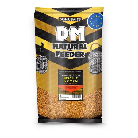 Sonubaits - DM Natural Feeder 1kg - Biscuit & Corn