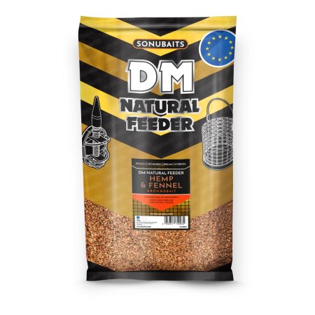 Sonubaits - DM Natural Feeder 1kg - Hemp & Fennel