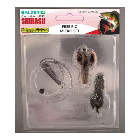 Shirasu - Free Rig Set Micro - 4cm 7g - Size 2