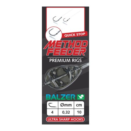 Balzer - Premium Method Feeder Hook with Quick-Stop