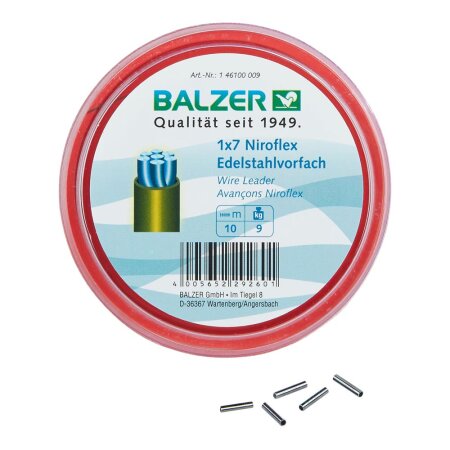 Balzer - 1x7 Niroflex Spool 10m