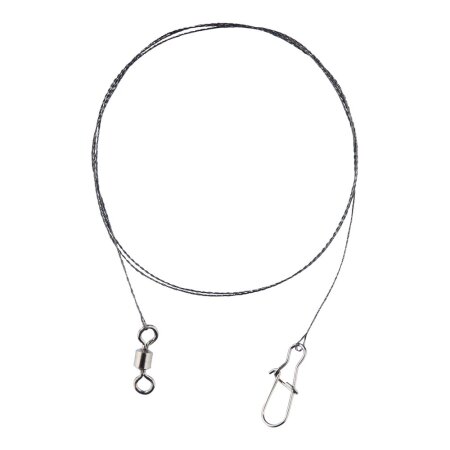 Shirasu - Tungsten Leader with Swivel 35cm