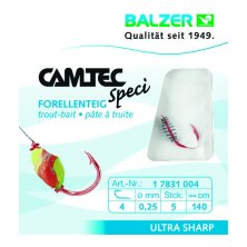 Balzer - Camtec Speci Trout Dough Red 130cm - Size 8