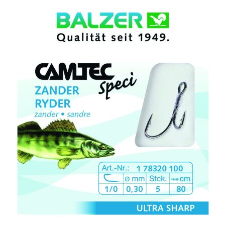 Balzer - Camtec Zander Ryder Hook Bronze 80cm