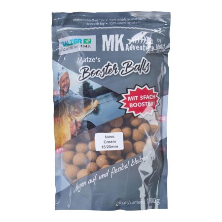Balzer - Matzes Booster Balls 15 & 20mm 1kg - Nut Cream Brown