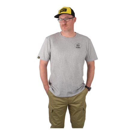 Black Cat - Grey Marl T-Shirt