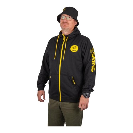 Black Cat - Black Zip Hoody