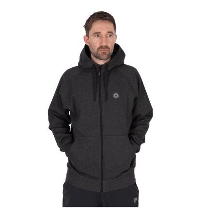 Fox Matrix - Charcoal Marl Zip Hoody