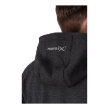 Fox Matrix - Charcoal Marl Zip Hoody