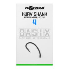 Korda - Basix Kurv Barbed - Size 4