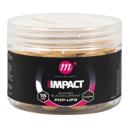 Mainline - Hi Impact Pop-Ups 15mm - Scopex Blackcurrant