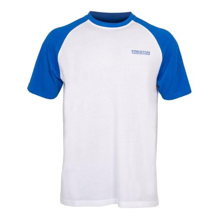 Preston - Lightweight White Raglan T-Shirt