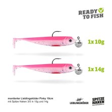 Lieblingsköder - Actionpack 10 cm - Pinky