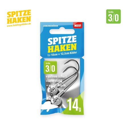 Lieblingsköder - Spitze Haken Gr.3/0 - 14g
