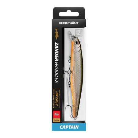 Lieblingsköder - Zanderwobbler [ZW 125 F1] - 20g | 12,5cm - Captain