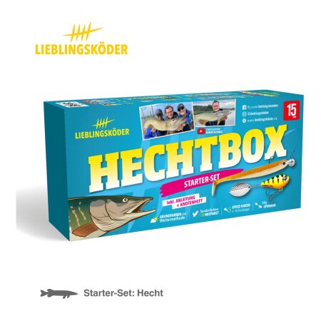 Lieblingsköder - Hechtbox - Spinnköderset - Gummifische| Jighaken | Snaps