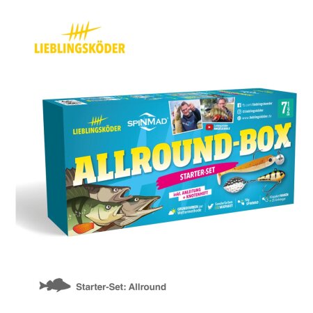 Lieblingsköder - Allroundbox - Spinnköderset - Kunstköder | Jighaken | Snaps