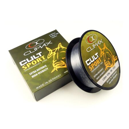 Climax - Cult Carp Sport Mono Grey 1000m