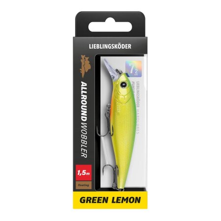 Lieblingsköder - Allroundwobbler [AW 075 F1,5] - Green Lemon