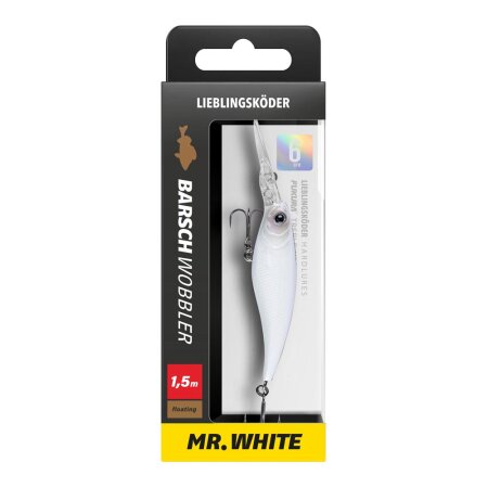 Lieblingsköder - Barschwobbler [BW 060 F1,5] - Mr. White