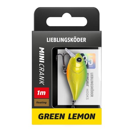 Lieblingsköder - Mini Crank [MC 035 F1] - Green Lemon