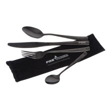Fox - Cookware Black Stainless Cutlery Set