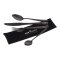 Fox - Cookware Black Stainless Cutlery Set