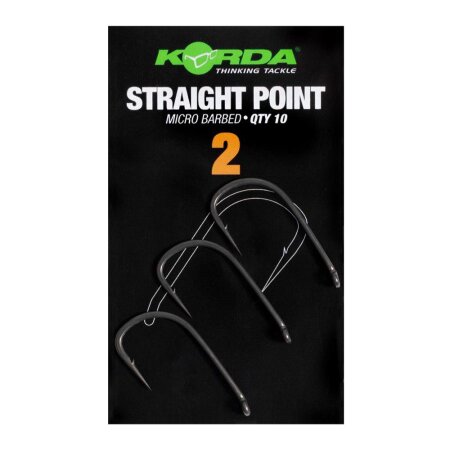 Korda - Straight Point Barbed - Size 2