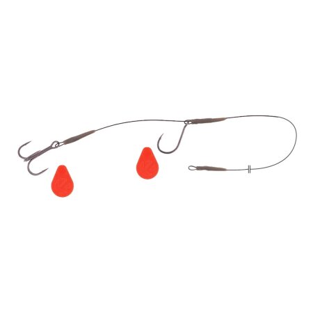 Zeck Fishing - DB Single Hook Size 2/0 & Treble Rig - Size 6