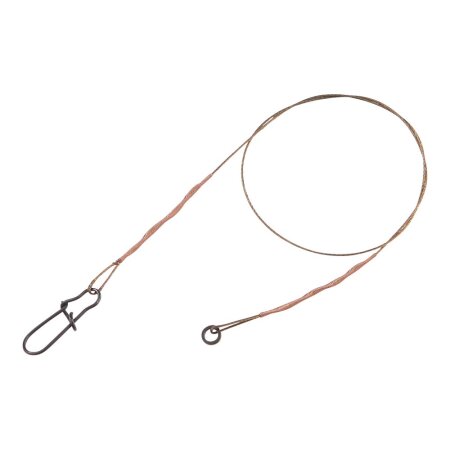 Shirasu - 7x7 Wire Leader with Solid Ring and Snap 21cm