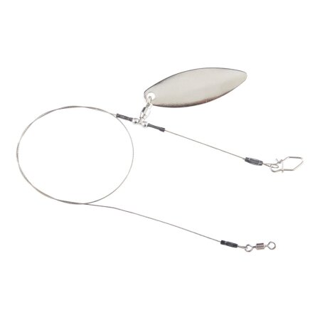Shirasu - 7x7 Wire Leader with Spinner Blade 35cm 13kg