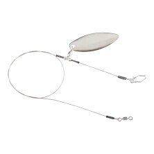 Shirasu - 7x7 Wire Leader with Spinner Blade 35cm 13kg
