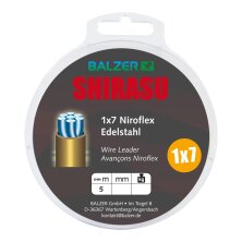 Shirasu - 1x7 Wire Leader Spool uncoated 5m