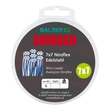 Shirasu - 7x7 Wire Leader Spool uncoated 5m