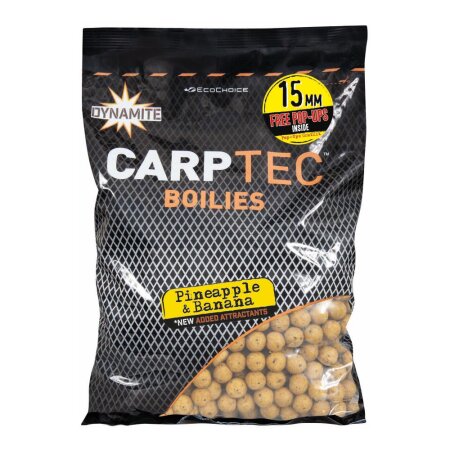 Dynamite Baits - Carptec Boilies 1,8kg 15mm - Pineapple & Banana