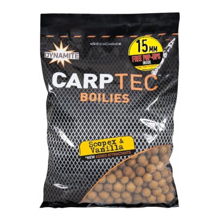 Dynamite Baits - Carptec Boilies 1,8kg 15mm - Scopex & Vanilla